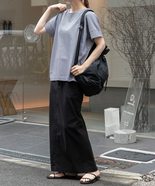 FORK&SPOON（フォークアンドスプーン）の「FORK&SPOON　idealstretchリネンブレンドスカート（スカート・レディース・オリーブ/ブラック・2/1）」の12枚目の写真