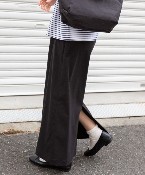 FORK&SPOON（フォークアンドスプーン）の「FORK&SPOON　idealstretchリネンブレンドスカート（スカート・レディース・オリーブ/ブラック・2/1）」の17枚目の写真