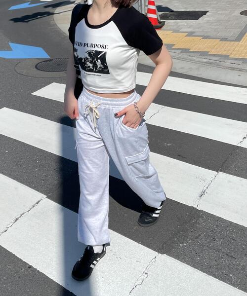 WEGO(ウィゴー)の「WEGO/ラグランちびT(Tシャツ/カットソー・レディース・ホワイト/ホワイト系その他/その他1・FREE)」の8枚目の写真