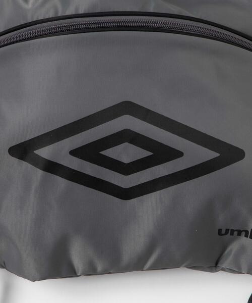 UMBRO(アンブロ)の「∴WEGO/別注UMBROナップサック(バックパック/リュック・メンズ・ブラック/グレー・FREE)」の16枚目の写真