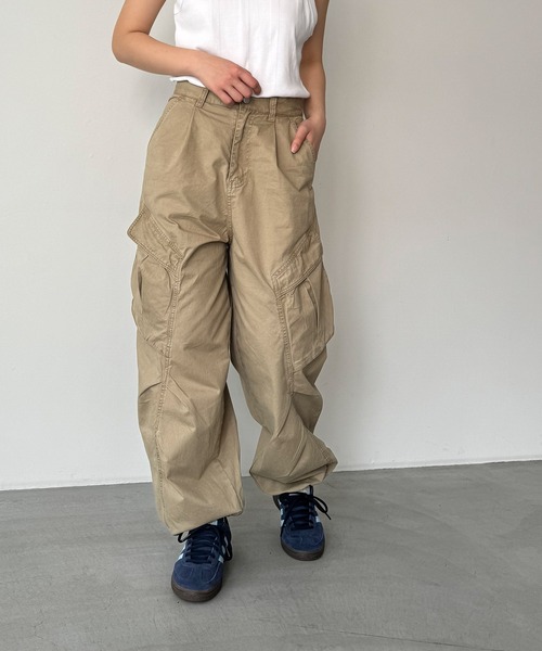 CANAL JEAN(キャナルジーン)の「PAELEE コットンニーポケットパンツ(その他パンツ・レディース・ベージュ・SMALL/MEDIUM)」の16枚目の写真