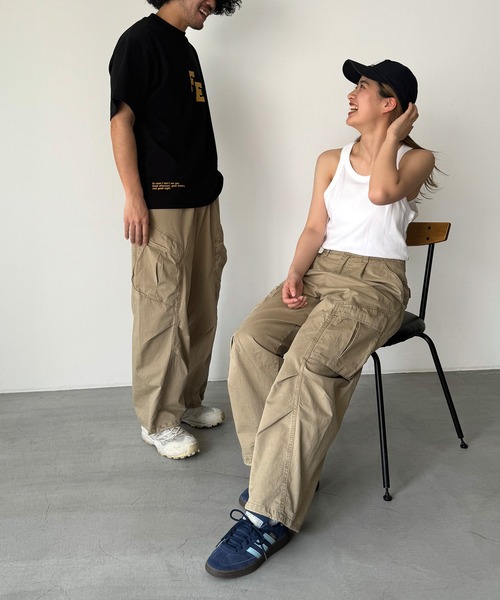 CANAL JEAN(キャナルジーン)の「PAELEE コットンニーポケットパンツ(その他パンツ・レディース・ベージュ・SMALL/MEDIUM)」の18枚目の写真