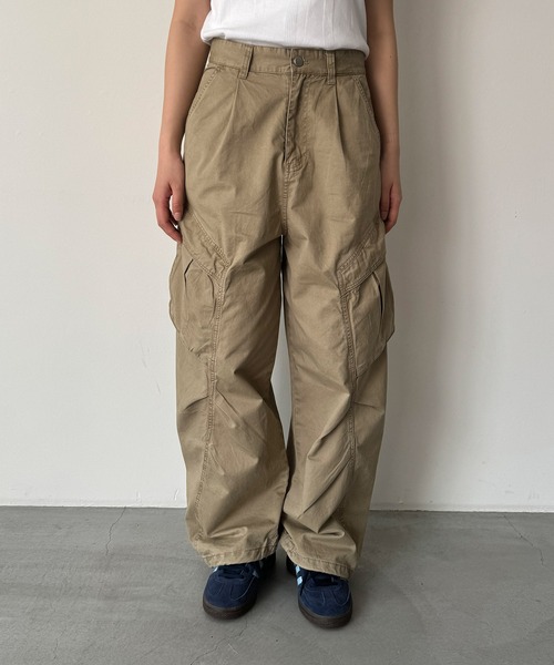 CANAL JEAN(キャナルジーン)の「PAELEE コットンニーポケットパンツ(その他パンツ・レディース・ベージュ・SMALL/MEDIUM)」の21枚目の写真