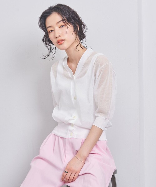 UNITED ARROWS（ユナイテッドアローズ）の「シアー Vネック