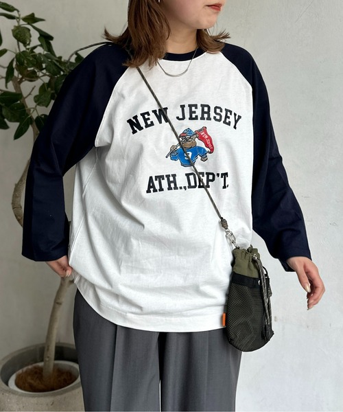 CPCM(シーピーシーエム)の「カラーフロッキーラグラン7分T(Tシャツ/カットソー・メンズ・オフホワイト/チャコールグレー/アイボリー・MEDIUM/LARGE)」の19枚目の写真