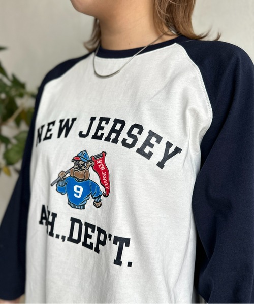 CPCM(シーピーシーエム)の「カラーフロッキーラグラン7分T(Tシャツ/カットソー・メンズ・オフホワイト/チャコールグレー/アイボリー・MEDIUM/LARGE)」の20枚目の写真