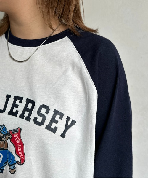 CPCM(シーピーシーエム)の「カラーフロッキーラグラン7分T(Tシャツ/カットソー・メンズ・オフホワイト/チャコールグレー/アイボリー・MEDIUM/LARGE)」の21枚目の写真