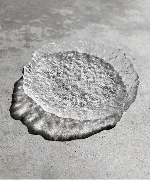 Port（ポート）の「ウォーター シャドウ ガラス プレート / アクセサリー トレイ #（インテリア雑貨・レディース・クリア・FREE）」の8枚目の写真