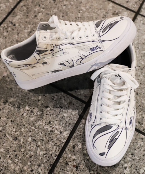 REVENGE×STORM(リベンジストーム)の「Revenge×Storm/リベンジストーム/Wicked Mateコラボスニーカー(スニーカー・メンズ・ホワイト・5/6/7/8/9/10/11)」の2枚目の写真