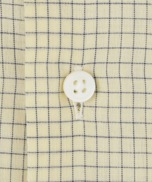 Kaptain Sunshine(キャプテン サンシャイン)の「KAPTAIN SUNSHINE | コットンガーゼ 半袖シャツ WOMEN(シャツ/ブラウス・レディース・ホワイト系その他/イエロー系その他・34)」の12枚目の写真