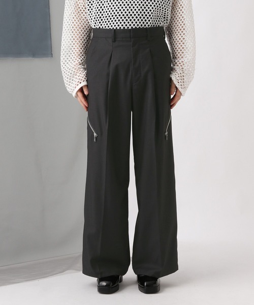 HARE（ハレ）の「ZIPデザインパンツ(HARE)（スラックス）」 - WEAR