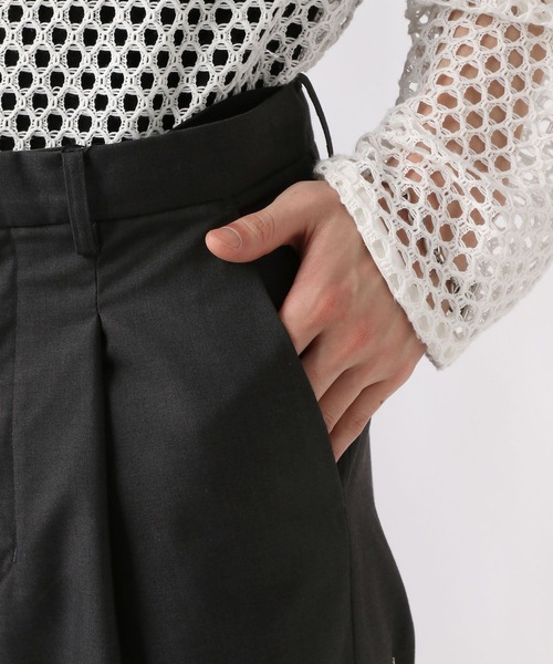 HARE（ハレ）の「ZIPデザインパンツ(HARE)（スラックス・メンズ・ブラック/グレー・MEDIUM/SMALL）」の7枚目の写真