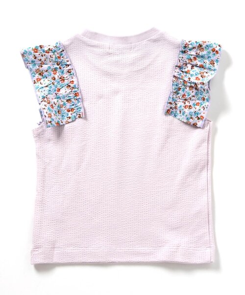 Seraph（セラフ）の「袖フリルガーリータンクトップ（タンクトップ・キッズ・ベージュ/オフホワイト/オレンジ/ラベンダー・120/110/100/140/130/95/90/80）」の9枚目の写真