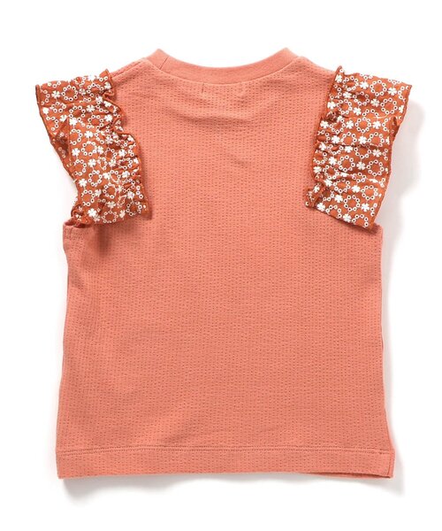 Seraph（セラフ）の「袖フリルガーリータンクトップ（タンクトップ・キッズ・ベージュ/オフホワイト/オレンジ/ラベンダー・120/110/100/140/130/95/90/80）」の8枚目の写真