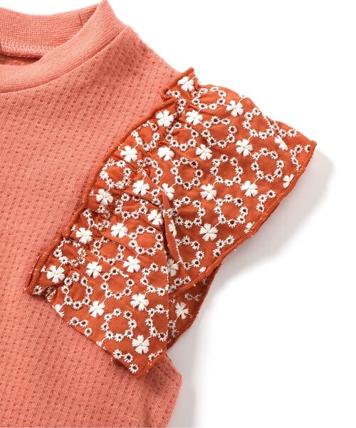 Seraph（セラフ）の「袖フリルガーリータンクトップ（タンクトップ・キッズ・ベージュ/オフホワイト/オレンジ/ラベンダー・120/110/100/140/130/95/90/80）」の15枚目の写真