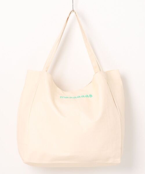Mignonjour(ミニョンジュール)の「Mignonjour/ロゴ刺繍カラートートバッグ M2377(トートバッグ・レディース・アイボリー/ブルー/ピンク/イエロー・FREE)」の13枚目の写真