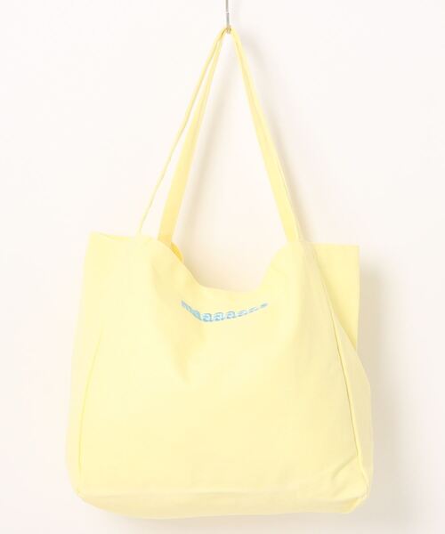 Mignonjour(ミニョンジュール)の「Mignonjour/ロゴ刺繍カラートートバッグ M2377(トートバッグ・レディース・アイボリー/ブルー/ピンク/イエロー・FREE)」の14枚目の写真