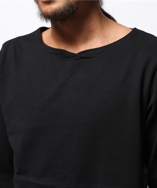 WHO'S WHO gallery（フーズフーギャラリー）の「POP USAボートネック（スウェット・メンズ・ホワイト/グレー/ネイビー/ブラック・LARGE/MEDIUM）」の8枚目の写真