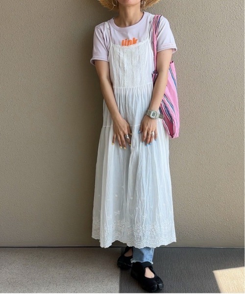 feepur by saya（フェピュールバイサヤ）の「スリーブロゴLink Tee（Tシャツ/カットソー・レディース・クリーム/ピンク/オフホワイト/ラベンダー・MEDIUM）」の15枚目の写真