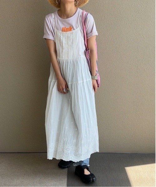 feepur by saya（フェピュールバイサヤ）の「スリーブロゴLink Tee（Tシャツ/カットソー・レディース・クリーム/ピンク/オフホワイト/ラベンダー・MEDIUM）」の21枚目の写真