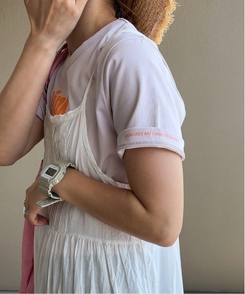 feepur by saya（フェピュールバイサヤ）の「スリーブロゴLink Tee（Tシャツ/カットソー・レディース・クリーム/ピンク/オフホワイト/ラベンダー・MEDIUM）」の16枚目の写真