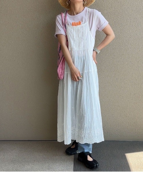 feepur by saya（フェピュールバイサヤ）の「スリーブロゴLink Tee（Tシャツ/カットソー・レディース・クリーム/ピンク/オフホワイト/ラベンダー・MEDIUM）」の17枚目の写真