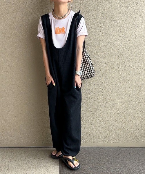 feepur by saya（フェピュールバイサヤ）の「スリーブロゴLink Tee（T