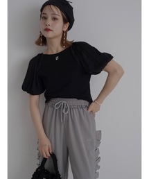 JUMELLE | sleeve mix logo T(Tシャツ/カットソー)