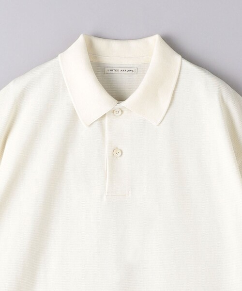 UNITED ARROWS（ユナイテッドアローズ）の「タックジャージ  ポロシャツ（ポロシャツ・メンズ・ネイビー/ナチュラル/グレー・S/M/L/XL）」の17枚目の写真