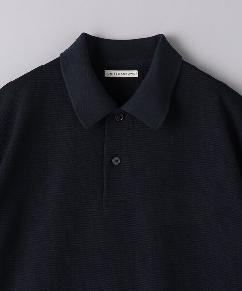 UNITED ARROWS（ユナイテッドアローズ）の「タックジャージ  ポロシャツ（ポロシャツ・メンズ・ネイビー/ナチュラル/グレー・S/M/L/XL）」の21枚目の写真