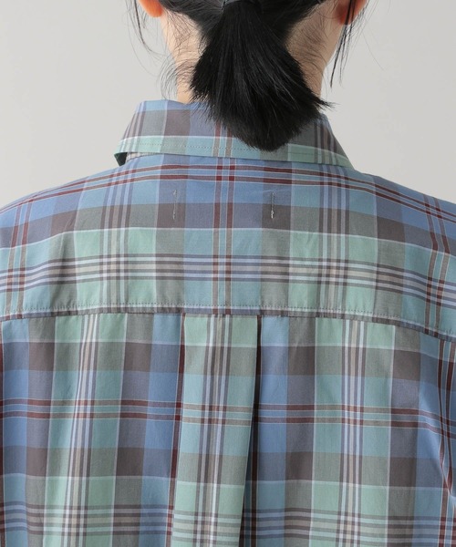 studio CLIP（スタディオクリップ）の「《natural by clip》アソートチェックワイドシャツ（シャツ/ブラウス・レディース・ブルー/ベージュ・FREE）」の20枚目の写真