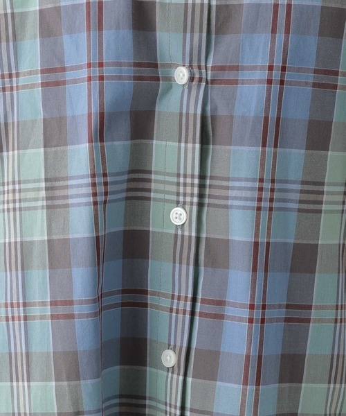 studio CLIP（スタディオクリップ）の「《natural by clip》アソートチェックワイドシャツ（シャツ/ブラウス・レディース・ブルー/ベージュ・FREE）」の21枚目の写真