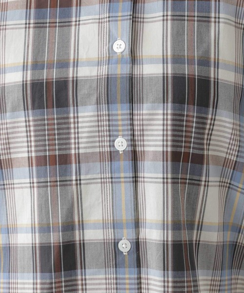 studio CLIP（スタディオクリップ）の「《natural by clip》アソートチェックワイドシャツ（シャツ/ブラウス・レディース・ブルー/ベージュ・FREE）」の22枚目の写真