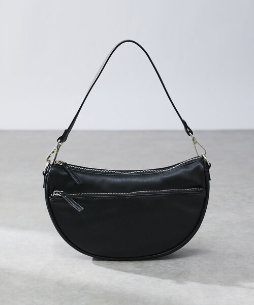 un dix cors(アンディコール)の「hettyフェイクレザーハーフムーンショルダーバッグ(ショルダーバッグ・レディース・ブラック/グリーン・FREE)」の19枚目の写真