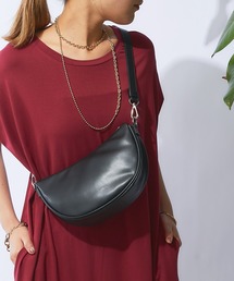 un dix cors | hettyフェイクレザーハーフムーンショルダーバッグ(ショルダーバッグ)