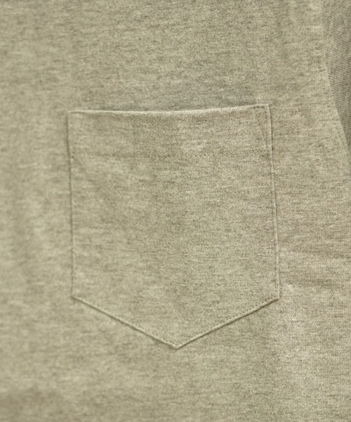 BROOKLYN OVERALL(ブルックリンオーバーオール)の「PROTAG ポケットTシャツ(Tシャツ/カットソー・メンズ・ホワイト/グレー・MEDIUM/LARGE/X-LARGE)」の7枚目の写真