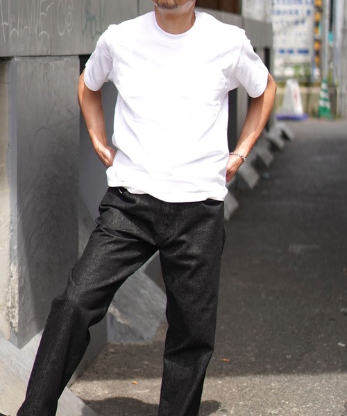 BROOKLYN OVERALL(ブルックリンオーバーオール)の「PROTAG ポケットTシャツ(Tシャツ/カットソー・メンズ・ホワイト/グレー・MEDIUM/LARGE/X-LARGE)」の19枚目の写真