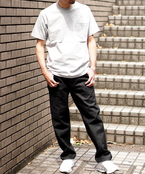 BROOKLYN OVERALL(ブルックリンオーバーオール)の「PROTAG ポケットTシャツ(Tシャツ/カットソー・メンズ・ホワイト/グレー・MEDIUM/LARGE/X-LARGE)」の14枚目の写真