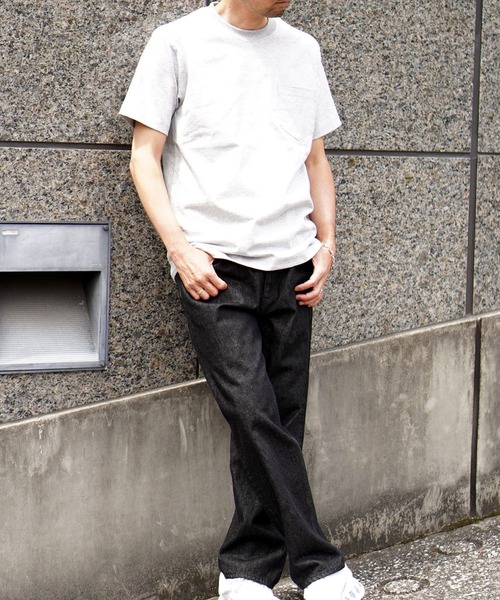 BROOKLYN OVERALL(ブルックリンオーバーオール)の「PROTAG ポケットTシャツ(Tシャツ/カットソー・メンズ・ホワイト/グレー・MEDIUM/LARGE/X-LARGE)」の11枚目の写真