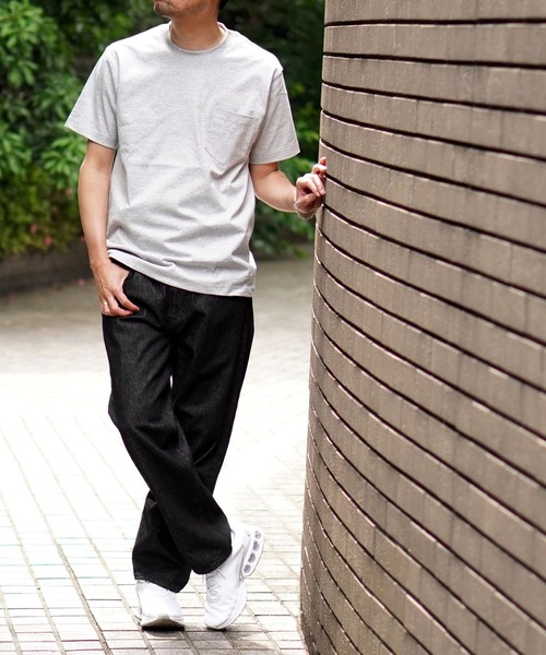 BROOKLYN OVERALL(ブルックリンオーバーオール)の「PROTAG ポケットTシャツ(Tシャツ/カットソー・メンズ・ホワイト/グレー・MEDIUM/LARGE/X-LARGE)」の15枚目の写真