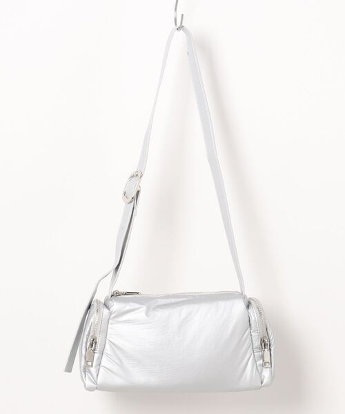 styiro（スタイロ）の「サイドポケットナイロンショルダーバッグ（ショルダーバッグ・レディース・ブラック/シルバー/ホワイト・FREE）」の9枚目の写真