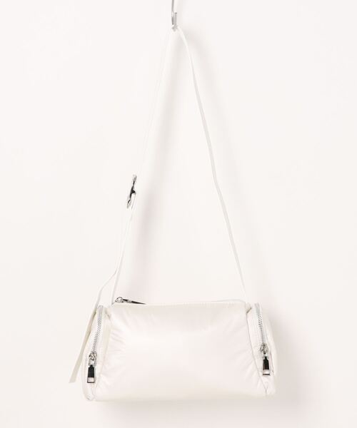 styiro（スタイロ）の「サイドポケットナイロンショルダーバッグ（ショルダーバッグ・レディース・ブラック/シルバー/ホワイト・FREE）」の10枚目の写真
