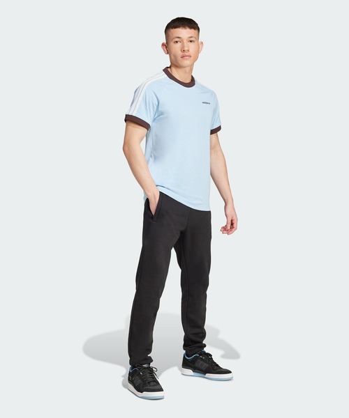 adidas（アディダス）の「'80s プレミアム スリーストライプス 半袖Tシャツ / アディダスオリジナルス adidas Originals（Tシャツ/カットソー・メンズ・ブルー/ホワイト・X-SMALL/XX-LARGE/X-LARGE/LARGE/MEDIUM/SMALL/3XL）」の10枚目の写真