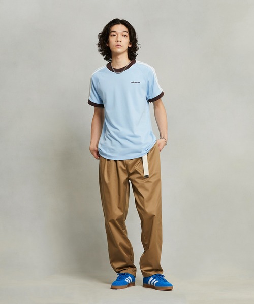 adidas（アディダス）の「'80s プレミアム スリーストライプス 半袖Tシャツ / アディダスオリジナルス adidas Originals（Tシャツ/カットソー・メンズ・ブルー/ホワイト・X-SMALL/XX-LARGE/X-LARGE/LARGE/MEDIUM/SMALL/3XL）」の13枚目の写真