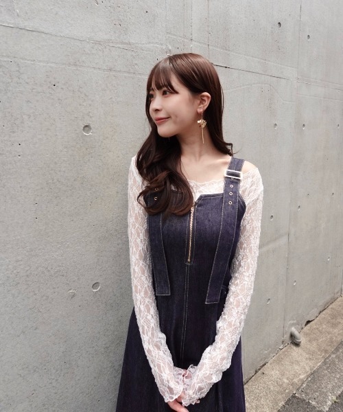 mellowneon（メロウネオン）の「レーストップス/レースブラウス/レースインナー（シャツ/ブラウス・レディース・アイボリー/ブラック/ホワイト・FREE）」の10枚目の写真