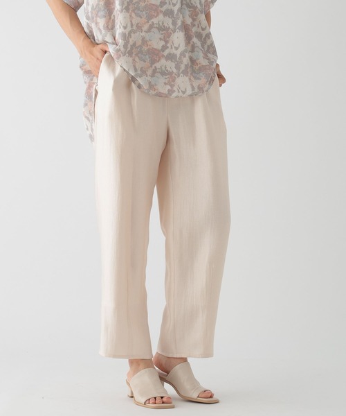 Elura（エルーラ）の「グリッタータックテーパードパンツ/119433（その他パンツ・レディース・オフホワイト/ブラウン系その他・FREE）」の2枚目の写真