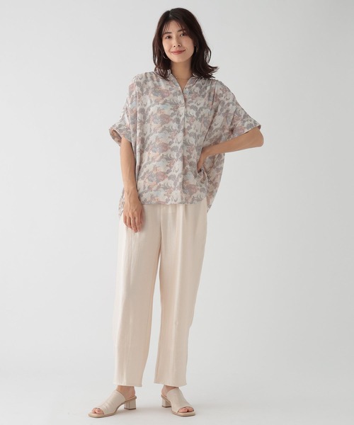 Elura（エルーラ）の「グリッタータックテーパードパンツ/119433（その他パンツ・レディース・オフホワイト/ブラウン系その他・FREE）」の8枚目の写真