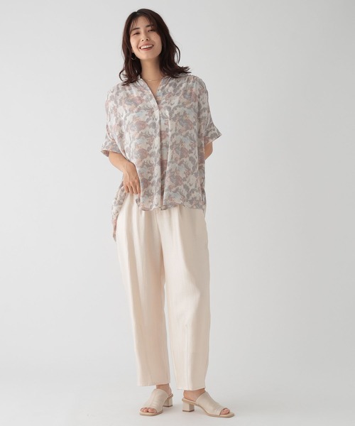 Elura（エルーラ）の「グリッタータックテーパードパンツ/119433（その他パンツ・レディース・オフホワイト/ブラウン系その他・FREE）」の7枚目の写真