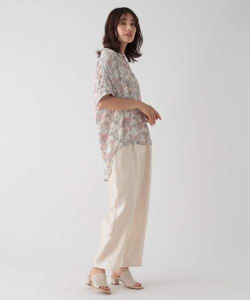 Elura（エルーラ）の「グリッタータックテーパードパンツ/119433（その他パンツ・レディース・オフホワイト/ブラウン系その他・FREE）」の6枚目の写真