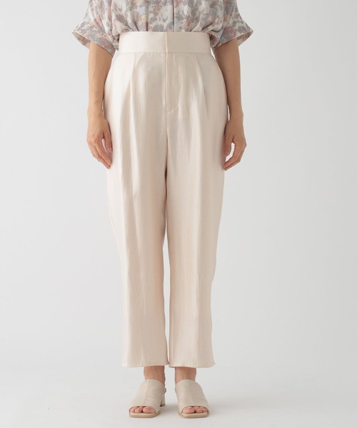 Elura（エルーラ）の「グリッタータックテーパードパンツ/119433（その他パンツ・レディース・オフホワイト/ブラウン系その他・FREE）」の5枚目の写真